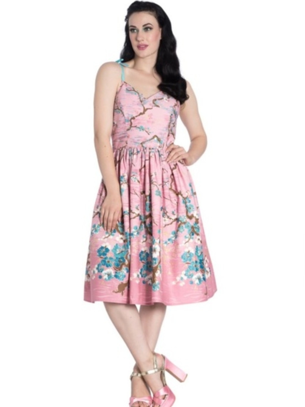 Hell Bunny Cherry Blossom Dress